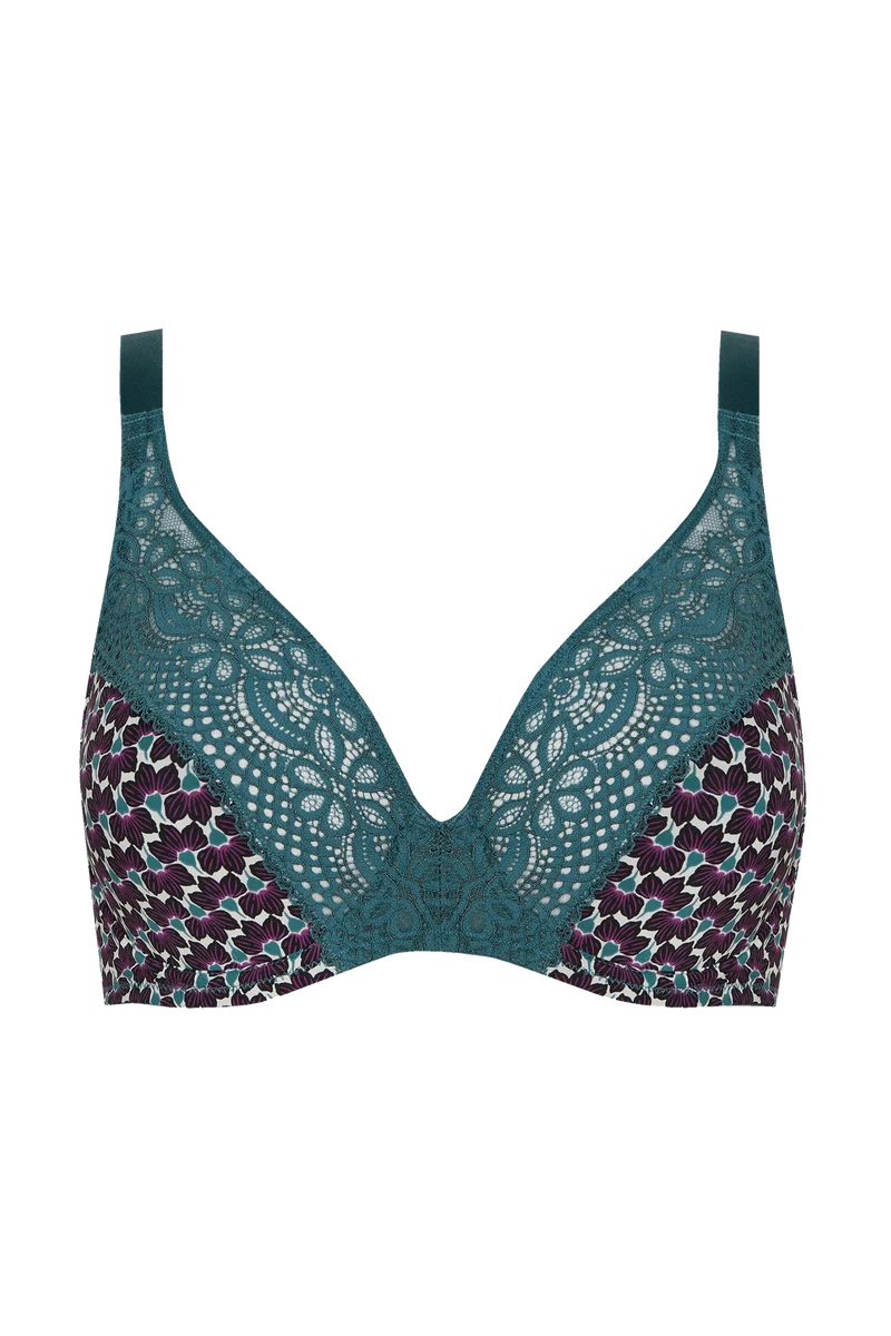 Soutien-gorge foulard à armatures L'irrésistible - Imprimé folk