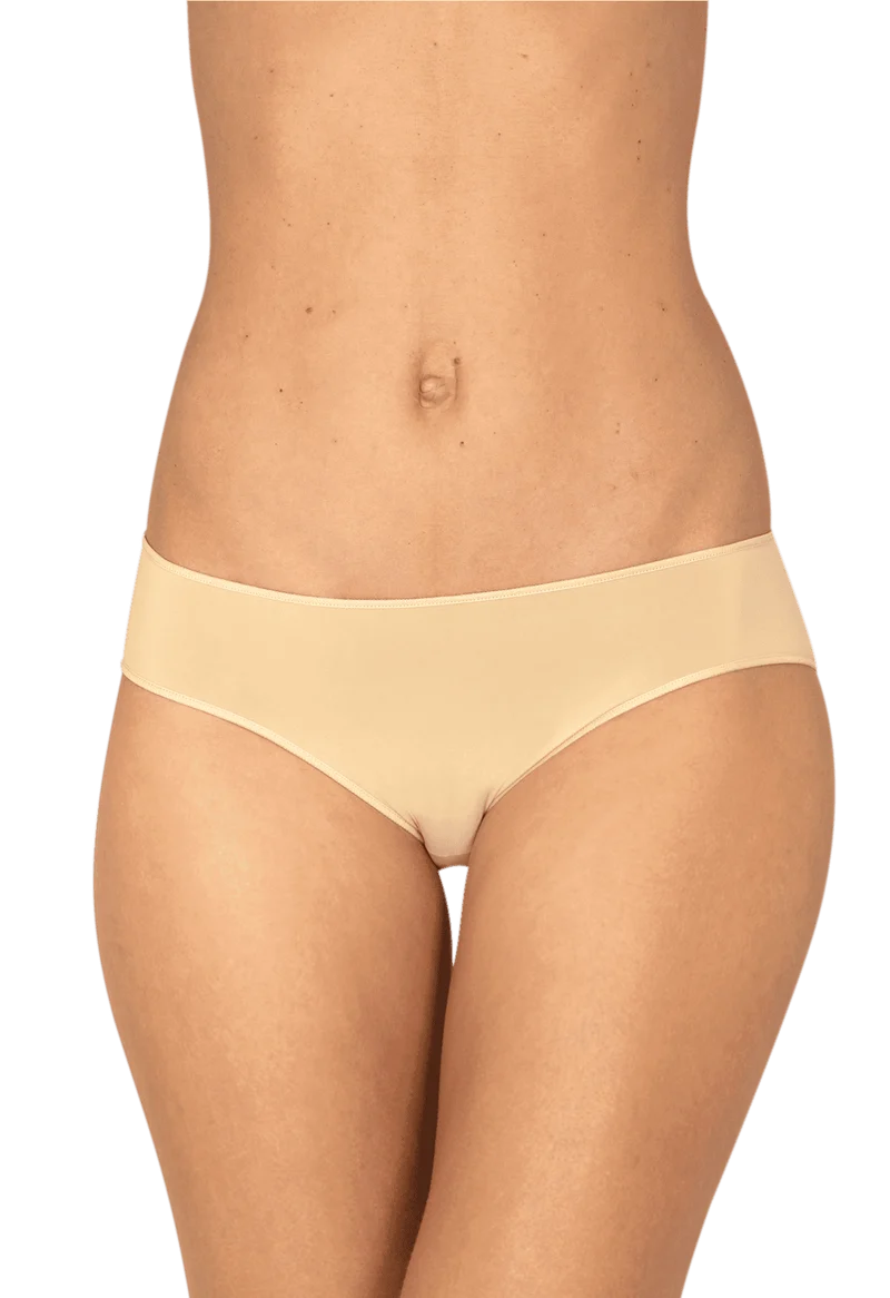 Lot de 3 Slips - Trio fantaisie micro - Nude / noir / imprimé