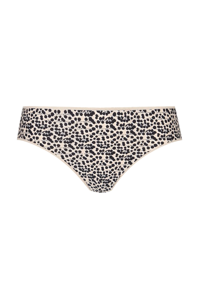 Lot de 3 Slips - Trio Imprimé invisible - Noir / imprimé nude / nude
