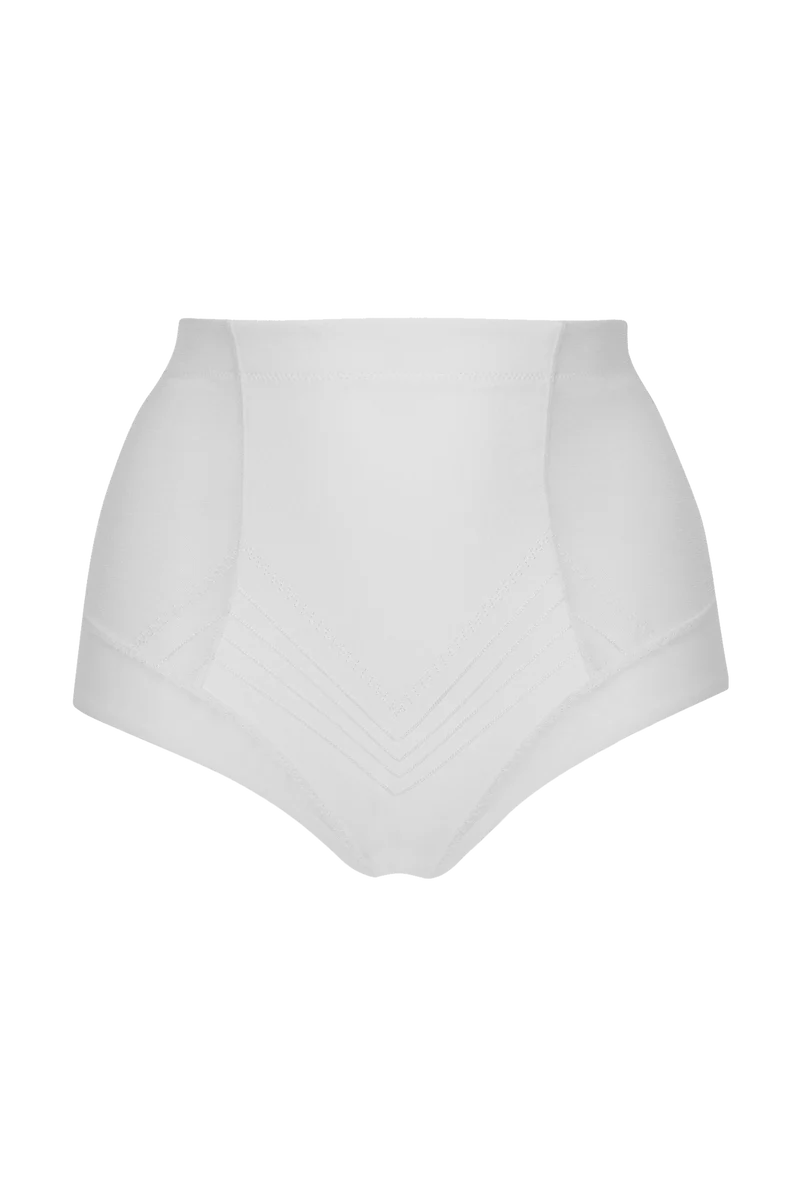 Culotte Haute Body Galbe Elégance - Blanc nacre