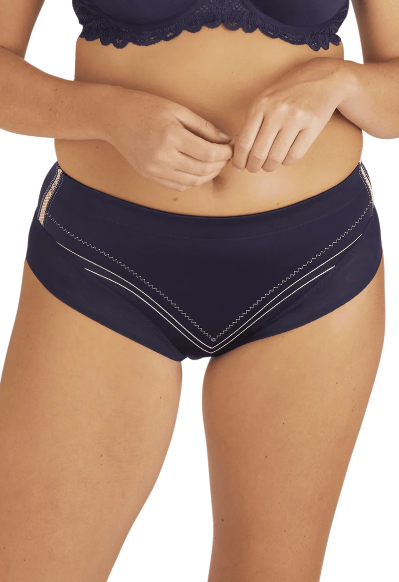 Culotte Body Galbe Elégance - Bleu nuit / poudre