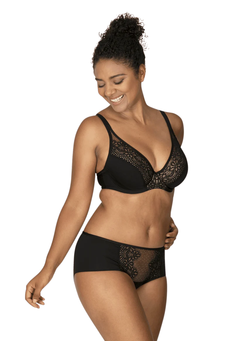 Soutien-gorge foulard à armatures L'irrésistible - Noir