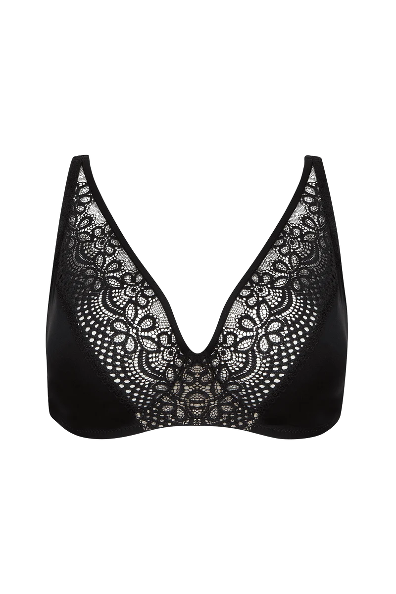 Soutien-gorge foulard à armatures L'irrésistible - Noir