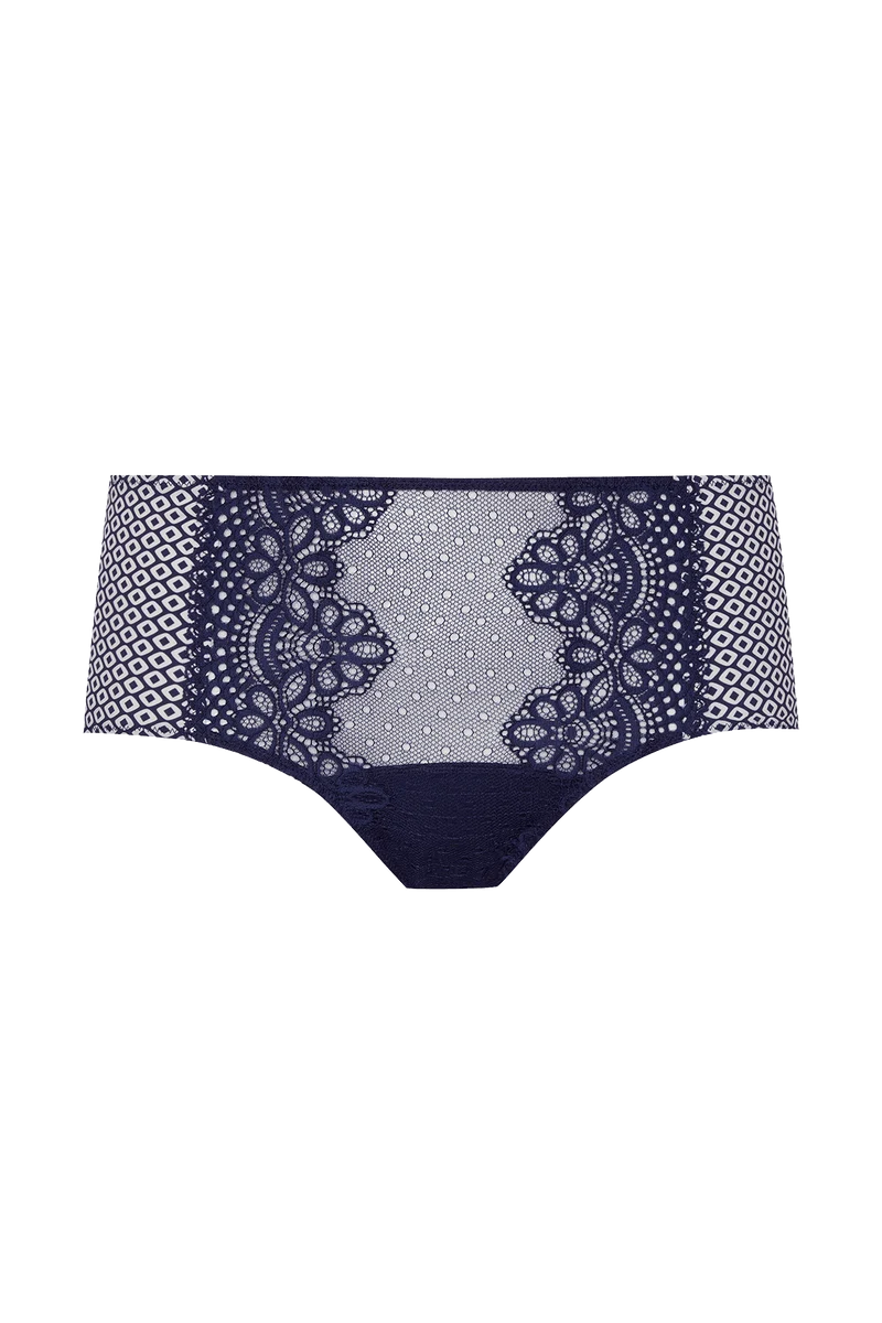 Shorty en dentelle et microfibre L'irrésistible - Illusion