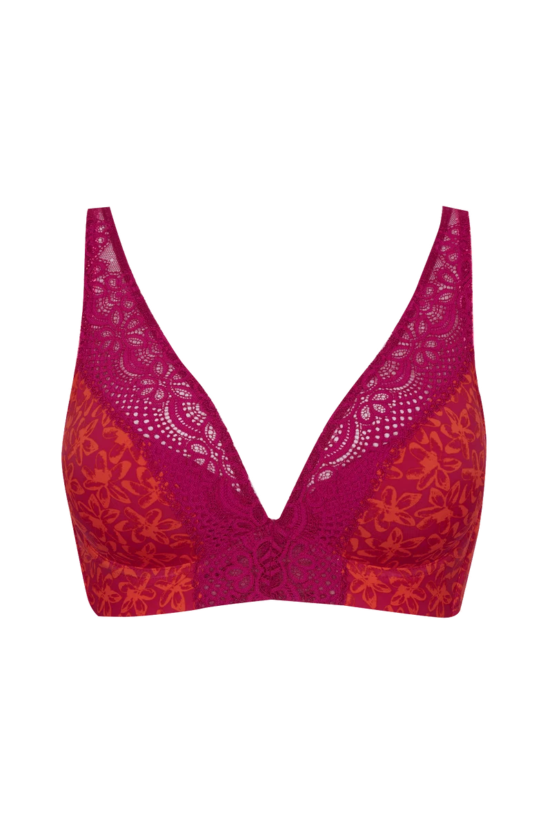 Soutien-gorge coques en dentelle et microfibre L'irrésistible - Tiaré