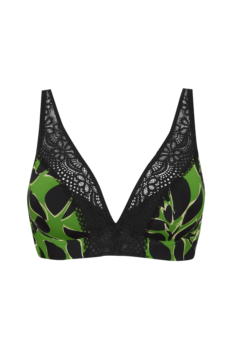 Soutien-gorge coques en dentelle et microfibre L'irrésistible - Botanique