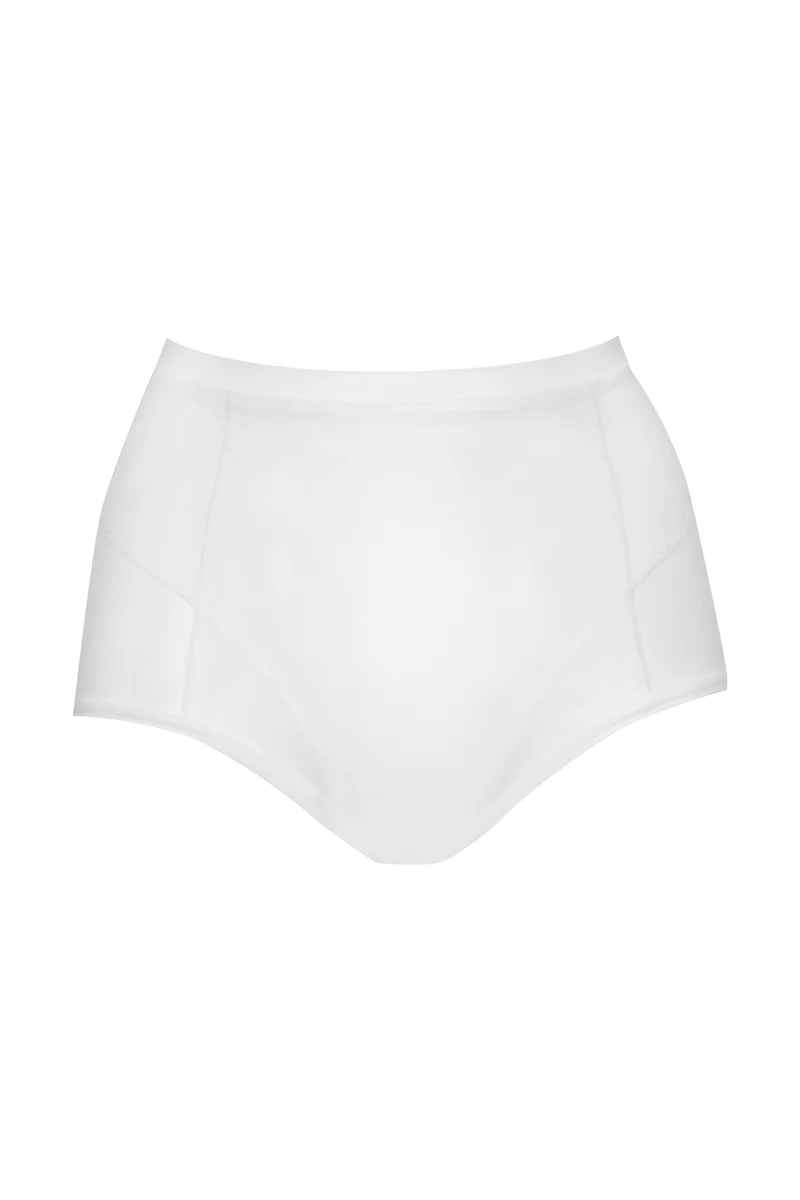 Culotte Haute Tulle Invisi Galbe - Blanc