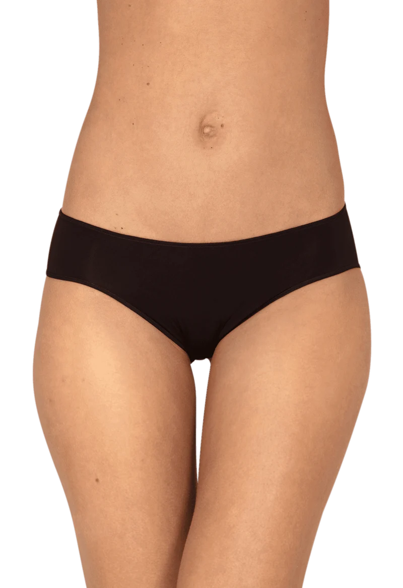 Lot de 3 Slips - Trio Essentiel Micro - Noir / rouge / poudre